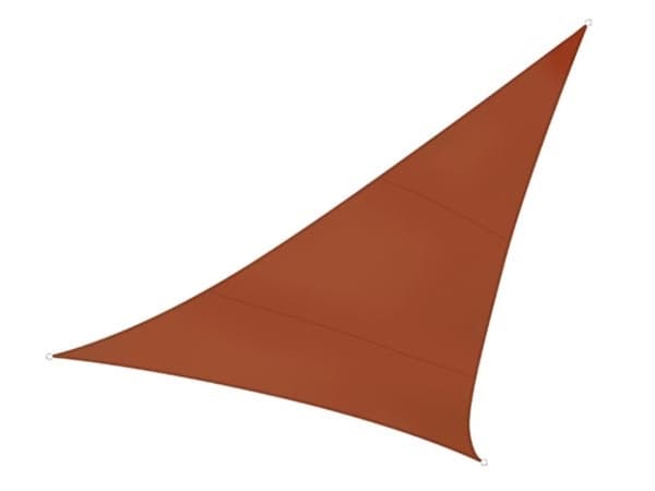 Shade Sail - Kolmio - 3,6 X 3,6 X 3,6 M - Väri: Terrakotta