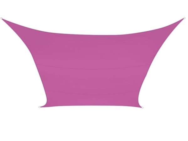 Skyggeseil - Rektangulært - 4 X 3 M - Farge: Fuchsia