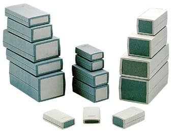 Formstøpt prosjektboks - Mørkegrå - 90 X 50 X 16 Mm