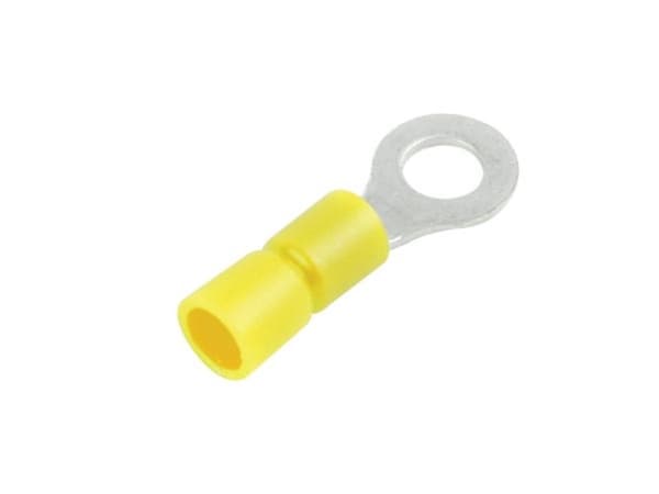 Ringterminal Gul 4,3Mm