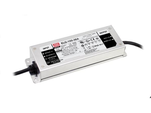 Hakkurivirtalähde - yksi lähtö - 100 W - 24 V - 3 johdin tulo
