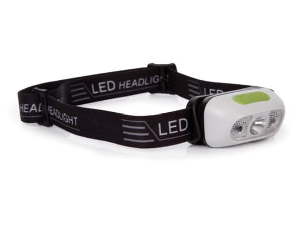 Genopladelig LED-forlygte med tænd/sluk-sensor