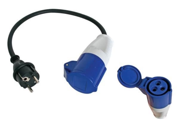 Adapterkabel Schuko-stik til Cee-stik