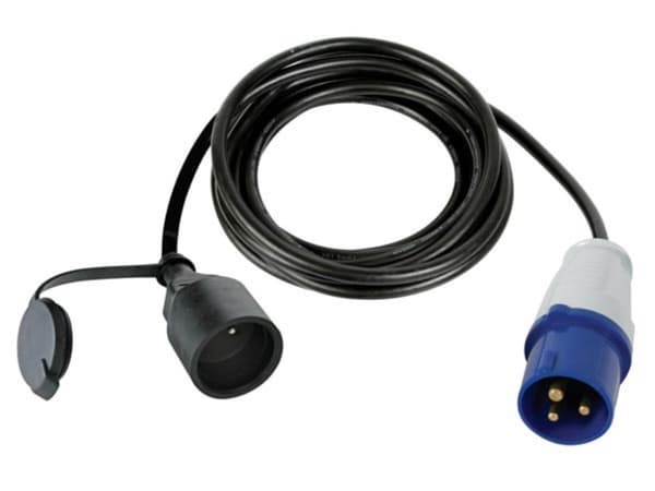 Adapterkabeluttak til Cee-plugg - 3 M - Fransk stikkontakt