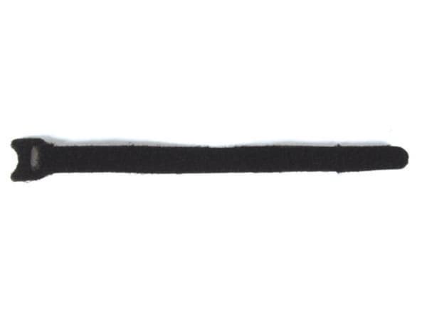 Sorte krog- og løkkekabelstropper - 12,5 X 300 mm (10 stk)