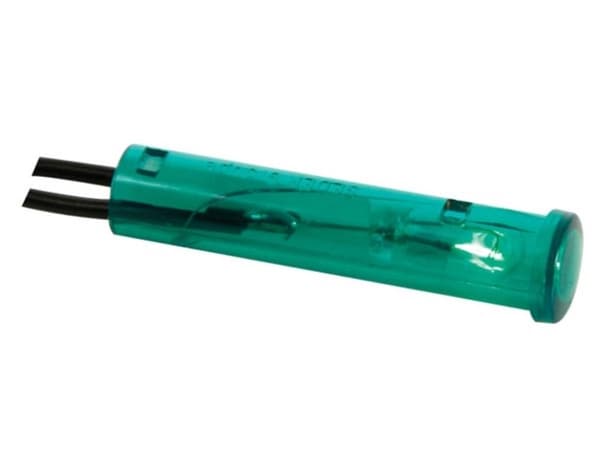Rund 7Mm Panel Kontrollampe 220V Grøn