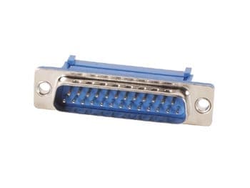 Hann 25-pins Sub-D kontakt for flat kabel