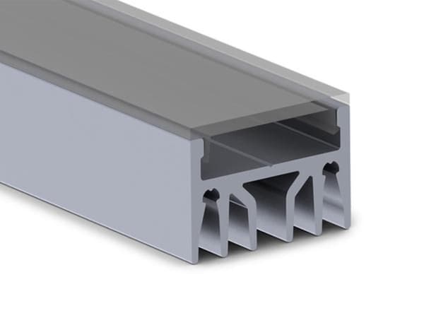 Premium High Performance Led Profil - 2 M - Sølv