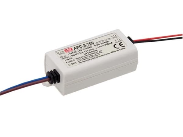 Constant Current Led Driver - Enkelt udgang - 700 Ma - 7,7 W