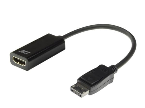 Displayport han-til-hdmi hun-adapter - 4K @ 30 Hz - 0,15 M