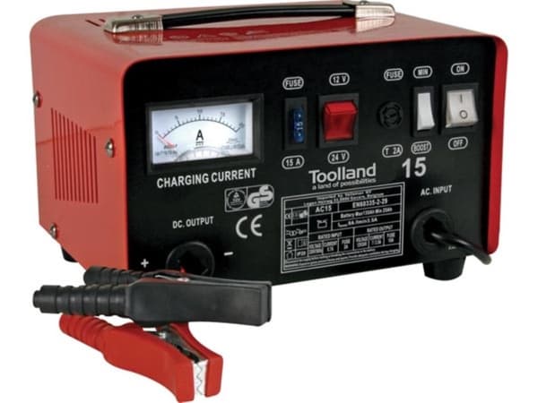 Oplader til 12/24 V bly-syre-batterier med boost-funktion - 9 A