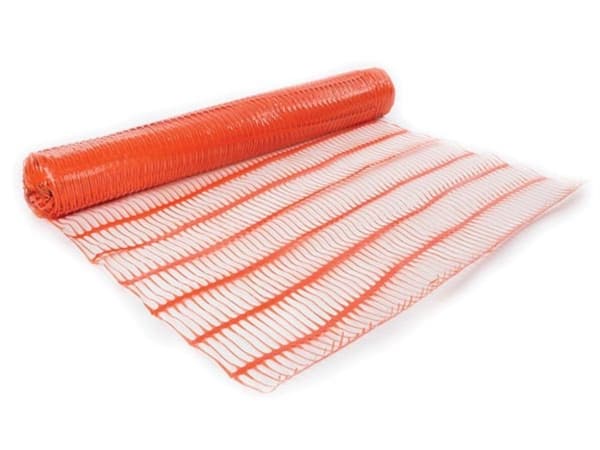 Sikkerhedshegn til byggeplads - 1 X 50 M - Orange