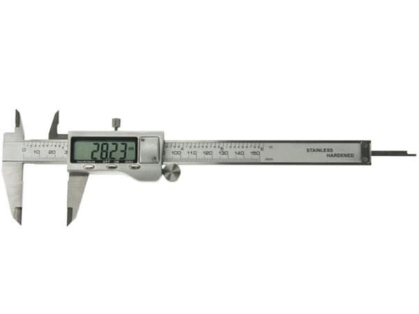 Digitaalinen työntösatula suurella näytöllä - 150 Mm / 6" - 0,01 Mm