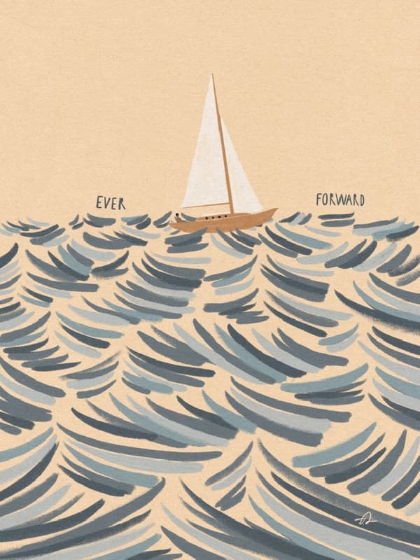 Ever Forward - 50x70 cm
