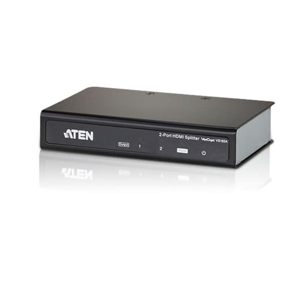 2-Väylä 4K HDMI Jaotin Musta