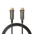 Pikkukuva 3 / 4: Aktiivinen Optinen Ultra High Speed HDMI-Kaapeli jossa Ethernet | HDMI™ liitin | HDMI™ liitin | 8K@60Hz | 48 Gbps | 10.0 m | Pyöreä | PVC | Musta | Pa