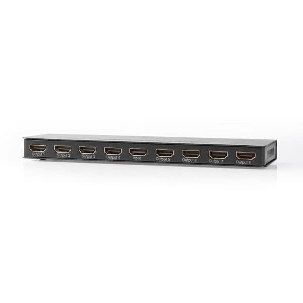 HDMI ™ Splitter | 8-Port port(s) | HDMI ™ -inngang | 8x HDMI™ utgang | 4K@60Hz | 18 Gbps | Metall | Antrasitt