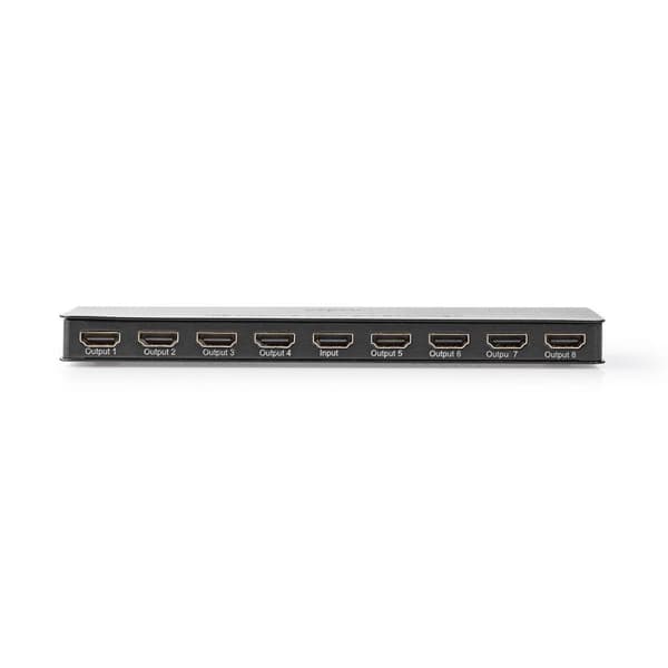 HDMI ™ Splitter | 8-Port port(s) | HDMI ™ -inngang | 8x HDMI™ utgang | 4K@60Hz | 18 Gbps | Metall | Antrasitt