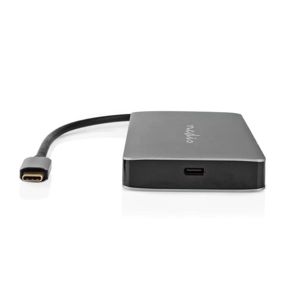 USB Multi-Port Adapter | USB 3.2 Gen 1 | USB-C™ Hane | Micro SD / RJ45 Hona / SD / USB-C™ Hona / 2x HDMI™ / 2x USB-A Hona | 5 Gbps | 0.20 m | Rund | G