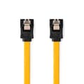 Miniatyrbilde 1 av 2: SATA kabel | 6 Gbps | SATA 7-Pin Hun | SATA 7-Pin Hun | Nikkel belagt | 1.00 m | Flatt | PVC | Gul | Boks
