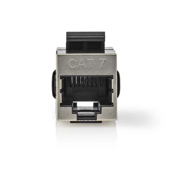 Verkkoliitin | CAT6a / CAT7 | Suojattu | RJ45 Naaras | RJ45 Naaras | Suora | Metalli | Laatikko