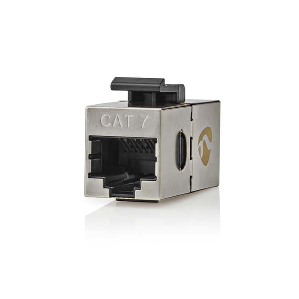 Verkkoliitin | CAT6a / CAT7 | Suojattu | RJ45 Naaras | RJ45 Naaras | Suora | Metalli | Laatikko