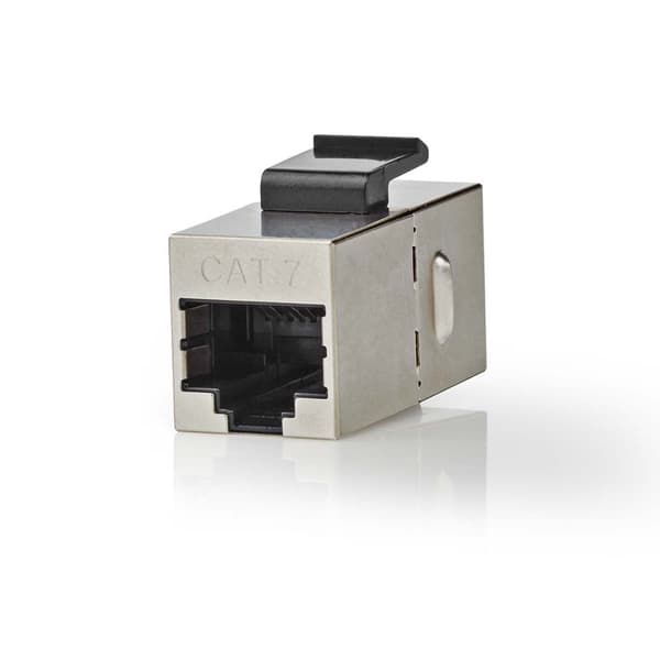 Verkkoliitin | CAT6a / CAT7 | Suojattu | RJ45 Naaras | RJ45 Naaras | Suora | Metalli | Laatikko