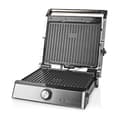Miniatyrbilde 4 av 9: Kontakt Grill | 2000 W | 29 x 23 cm | Justerbar temperaturkontroll | Plast / Rustfritt Stål
