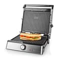 Miniatyrbilde 5 av 9: Kontakt Grill | 2000 W | 29 x 23 cm | Justerbar temperaturkontroll | Plast / Rustfritt Stål