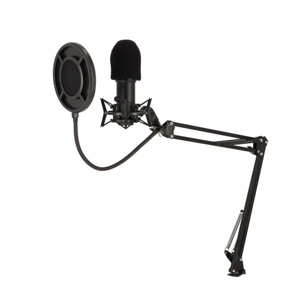 Suoratoisto- ja Pelimikrofoni | Käyttötarkoitus: Kannettava / Pöytätietokone | USB Type-A | On/off-kytkin | POP Filter