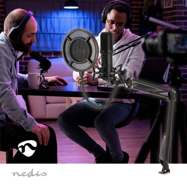 Suoratoisto- ja Pelimikrofoni | Käyttötarkoitus: Kannettava / Pöytätietokone | USB Type-A | On/off-kytkin | POP Filter