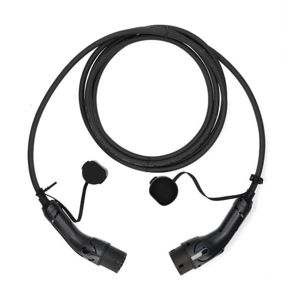 Sähköajoneuvon kaapeli | Cable Type 2 | 16 A | 11000 W | 3-vaiheet | 5.00 m | Musta | Pakkaus