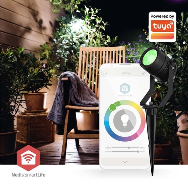 Smartlife udendørs lys | 3 x 90 lm | Zigbee 3.0 | 3 x 3 W | RGB | 2700 K | Aluminium | Android™ / IOS