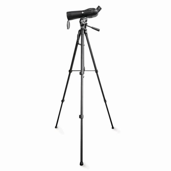 Spotting Scope | Forstørrelsesområde: 20-60 | Objektivlinsediameter: 60 mm | Synsfelt: 38 m | Dioptrisk korrektion | Rejsetaske inkluderet | Sort