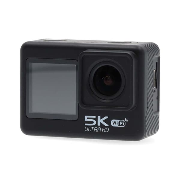 handling Cam | Dobbel Skjerm | 5K@30fps | 16 MPixel | Vanntett opptil: 30.00 m | 80 min | Wi-Fi | App tilgjengelig for: Android™ / IOS | Montering ink