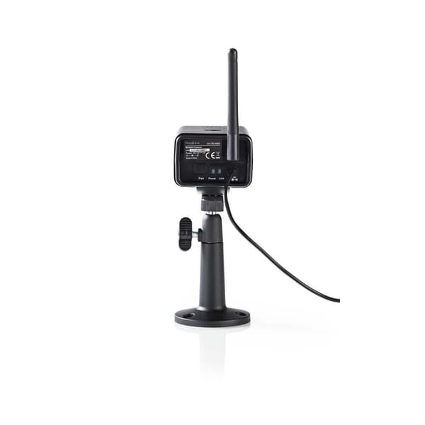 Digital trådløs kamera | 2.4 GHz | VGA | Indendørs og Udendørs | Nattesyn: 5.00 m | Betragningsvinkel: 73 ° | Sort | IP54