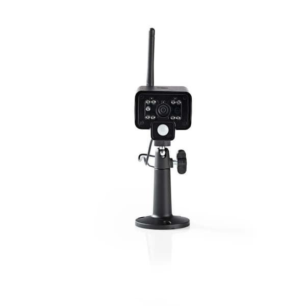 Digital trådløs kamera | 2.4 GHz | VGA | Indendørs og Udendørs | Nattesyn: 5.00 m | Betragningsvinkel: 73 ° | Sort | IP54