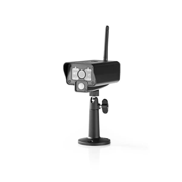Digital trådløs kamera | 2.4 GHz | VGA | Indendørs og Udendørs | Nattesyn: 5.00 m | Betragningsvinkel: 73 ° | Sort | IP54