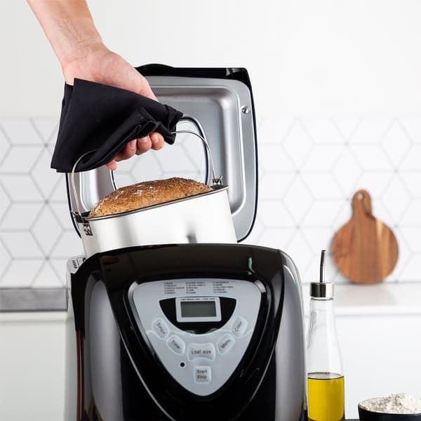 Bagemaskine Sort 900 gram 15 programmer digitalt