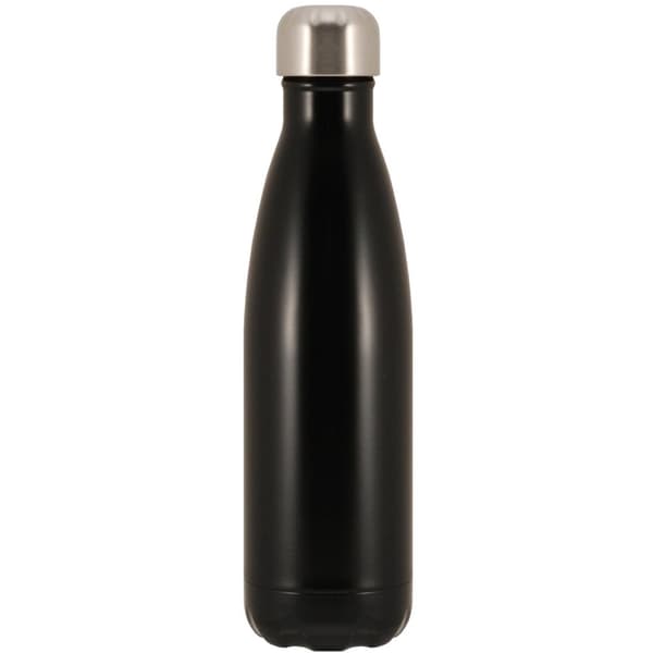 Stål termokande flaske 0,5L sort