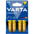 Miniatyrbillede 1 af 2: Longlife AA / LR6 batteri 4-pak