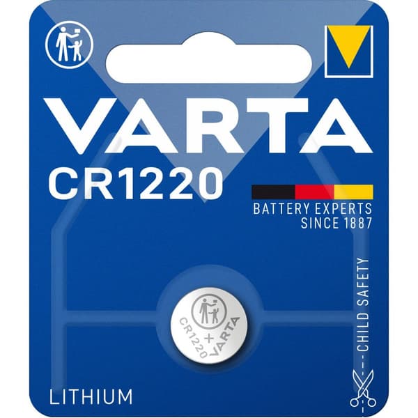 CR1220 3V Lithium Knapcelle batteri 1-pak