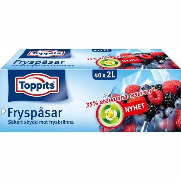 Fryseposer 2L 40stk (Merk 9stk DFP)