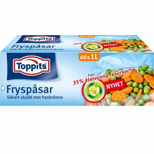 Pakastinpussit 1L 60kpl (Huom. 9kpl DFP)