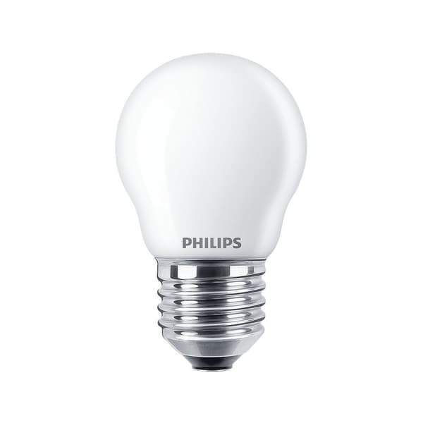 2-pak LED E27 P45 Globe 40W Frost 470lm