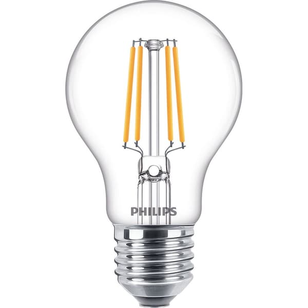 2-pak LED E27 Normal 4,3W (40W) Klar 470lm