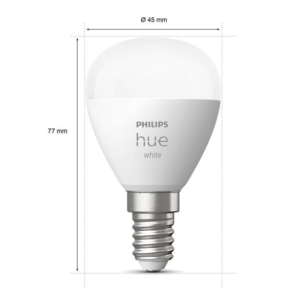 Hue White E14 P45 Globe 1-pak
