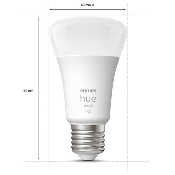 Hue Starter Kit Hvid 2 x E27