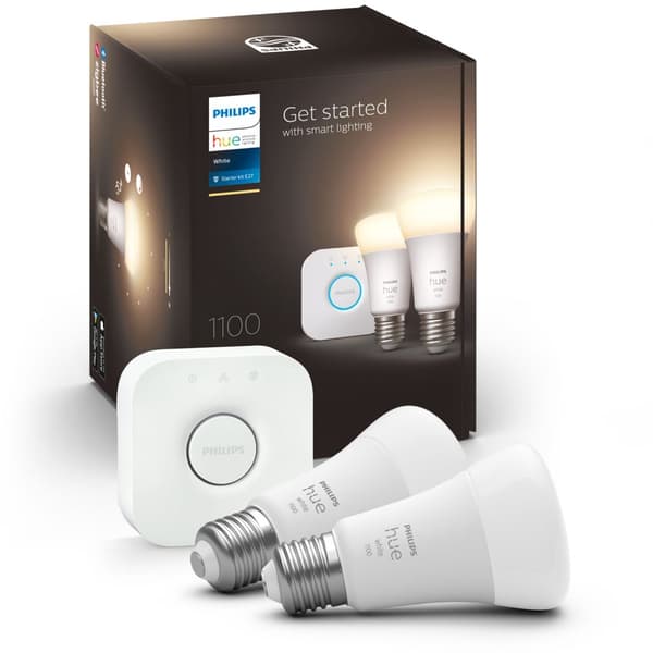 Hue Starter Kit Hvid 2 x E27