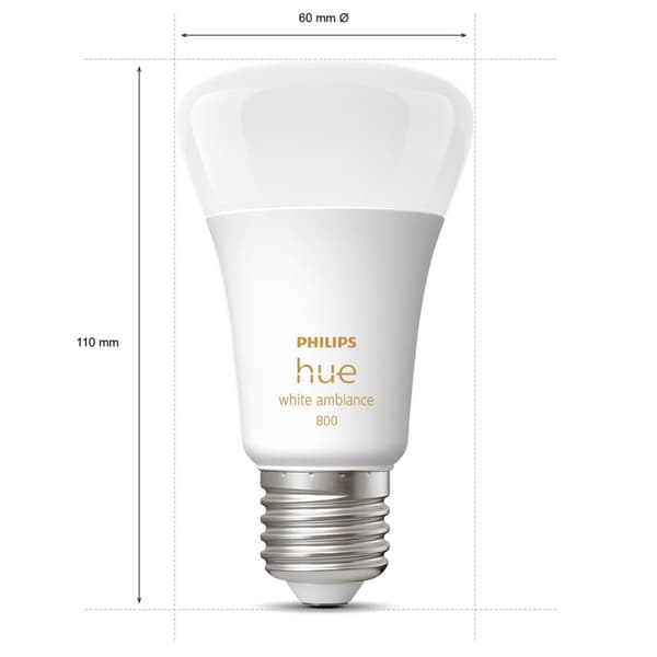 Hue White Ambiance E27 2-pak